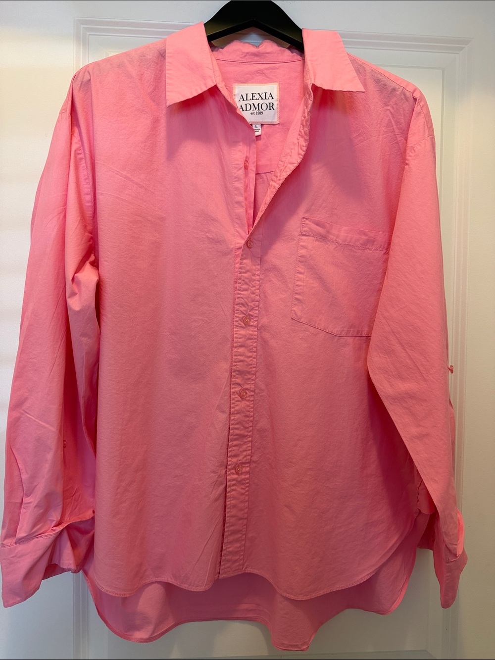Alexia Admor Men's Coral Pink Button-Down Shirt